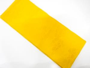 椿模様織り出し　浴衣帯